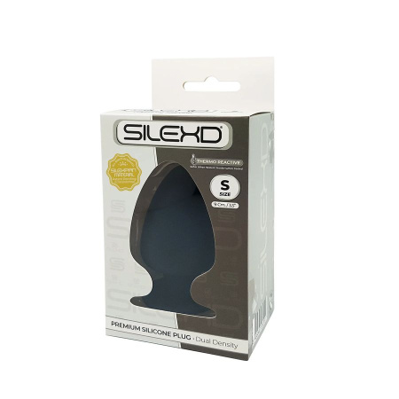 Анальная втулка SILEXD Plug Model 1, черный, S