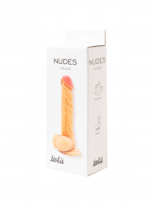 Фалоимитатор на Присоске Nudes Reliable Общая длина 18,9 см, диаметр 3,5 см, рабочая длина 14 см.
