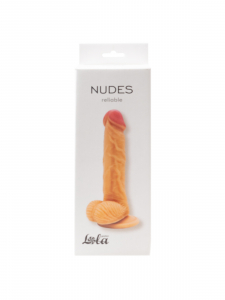 Фалоимитатор на Присоске Nudes Reliable Общая длина 18,9 см, диаметр 3,5 см, рабочая длина 14 см.