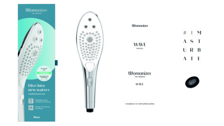 Насадка для душа Womanizer Wave серебристая