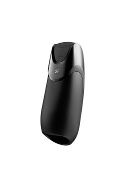 МАСТУРБАТОР НЕРЕАЛИСТИЧНЫЙ SATISFYER MEN VIBRATION, СИЛИКОН, ЧЁРНЫЙ, 14,5 СМ