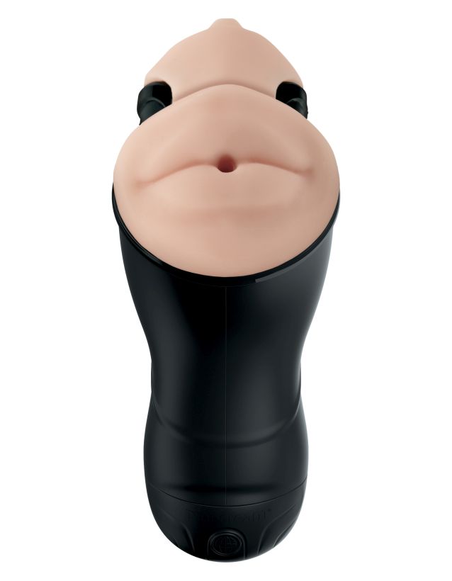 Мастурбатор с двумя тоннелями PDX ELITE Double Penetration Vibrating Stroker Pipedream, c вибрацией, длина 23.00 см, диаметр 9.00 см