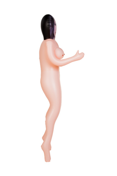 КУКЛА НАДУВНАЯ DOLLS-X BY TOYFA CASSANDRA, БРЮНЕТКА, С ДВУМЯ ОТВЕРСТИЯМИ, 160 СМ