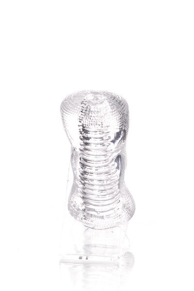Мастурбатор нереалистичный Lingam by TOYFA  Asha, TPE, Прозрачный, 14 см