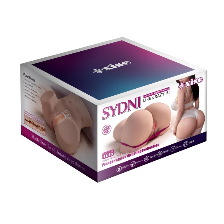 Мастурбатор Sydney Ass с функцией пенетрации 3 скорости, 7 режимов