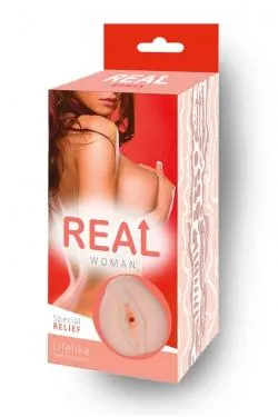 Большой ультра-реалистик мастурбатор Real Woman "Рыжая"
