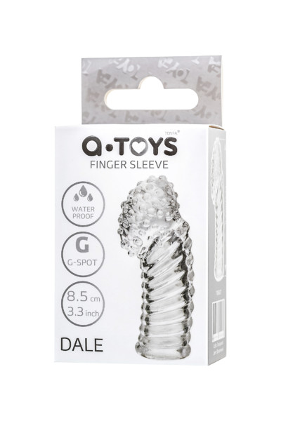 НАСАДКА НА ПАЛЕЦ A-TOYS DALE, ТРЕ, ПРОЗРАЧНЫЙ, 8,5 СМ