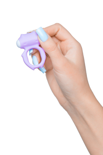 ВИБРОКОЛЬЦО НА ПЕНИС A-TOYS BY TOYFA ZORT, СИЛИКОН, ФИОЛЕТОВОЕ, Ø 2 СМ
