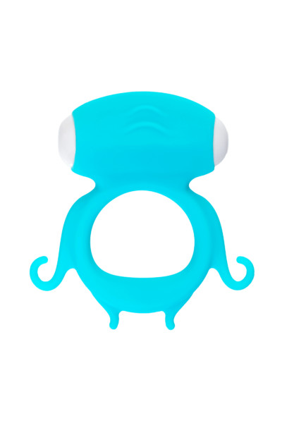 ВИБРОКОЛЬЦО НА ПЕНИС A-TOYS BY TOYFA SAIR, СИЛИКОН, ГОЛУБОЕ, Ø 2,6 СМ