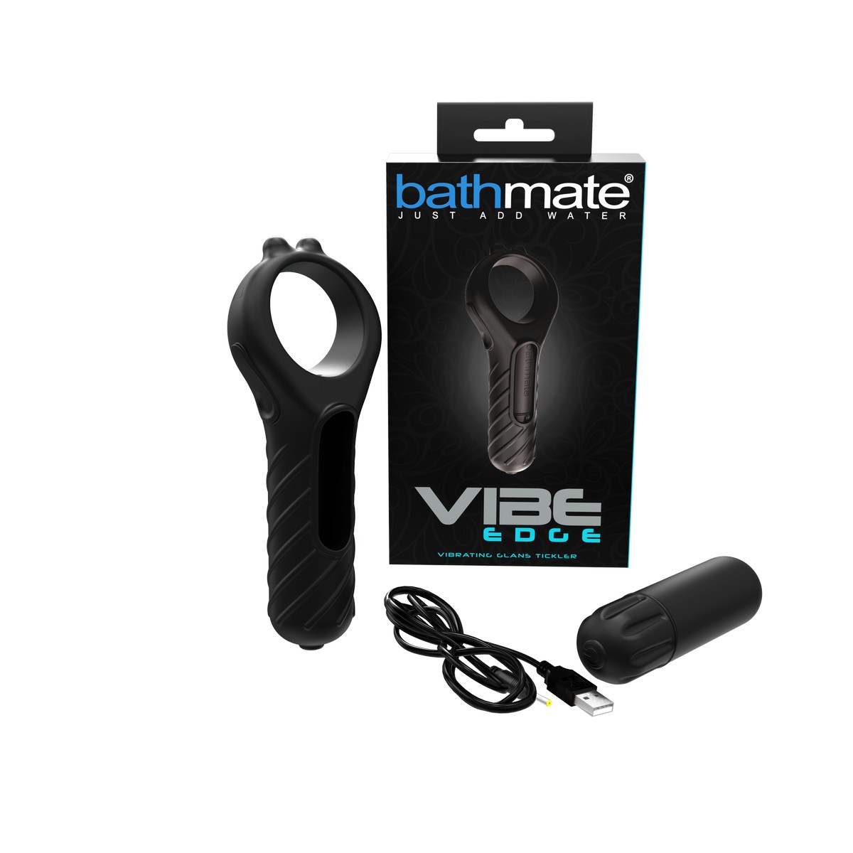 ВИБРОКОЛЬЦО НА ПЕНИС  Edge VIBE Вибростимулятор Bathmate, c вибрацией