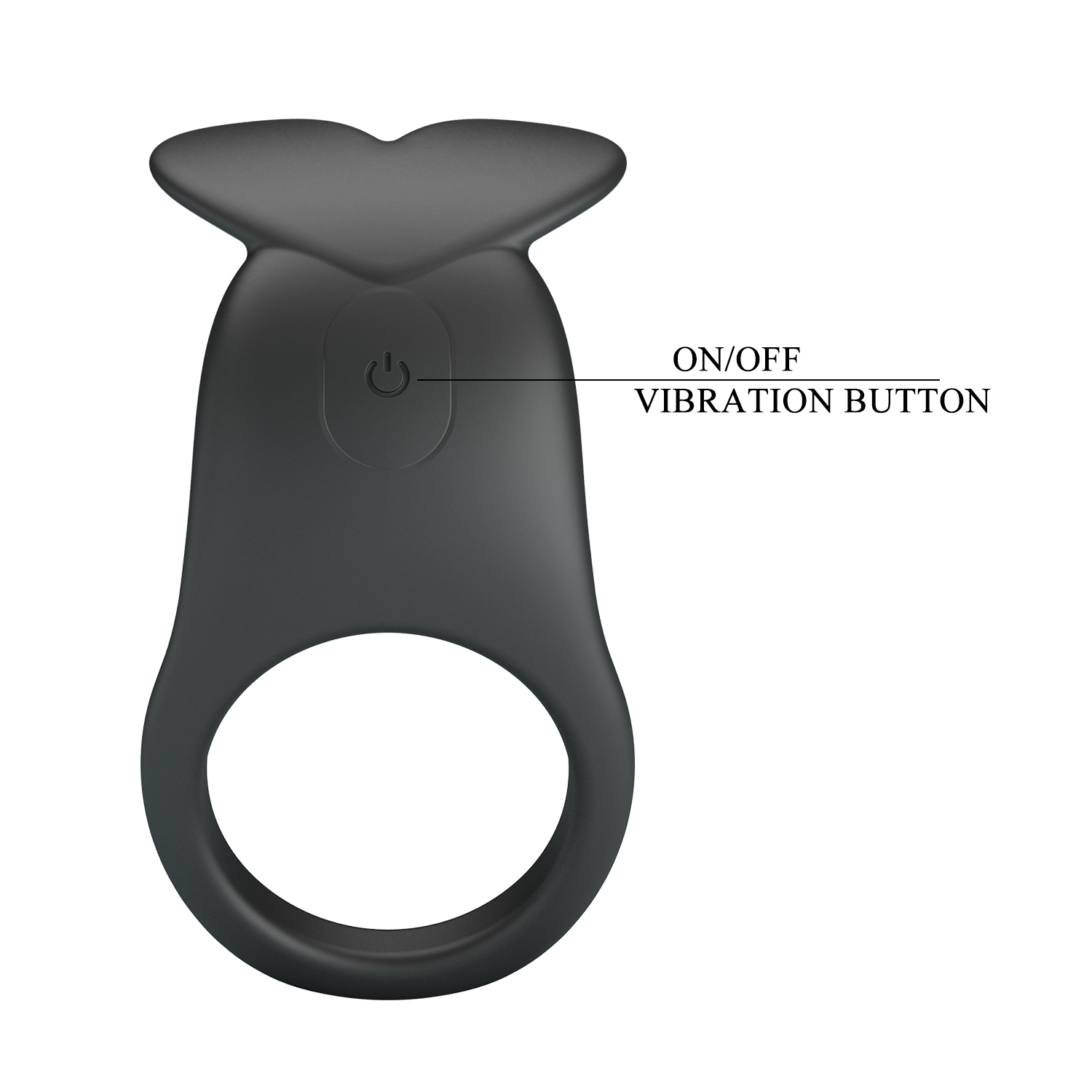 Эрекционное виброкольцо Carlton Pretty Love, c вибрацией, длина 8.80 см