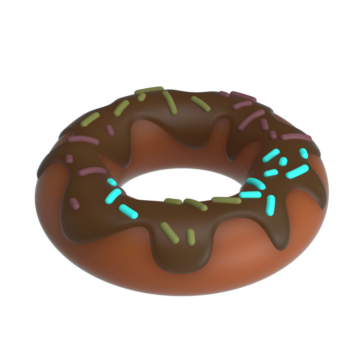 Эрекционное кольцо в форме пончика CHOCO Baile Pretty Love, диаметр 4.60 см
