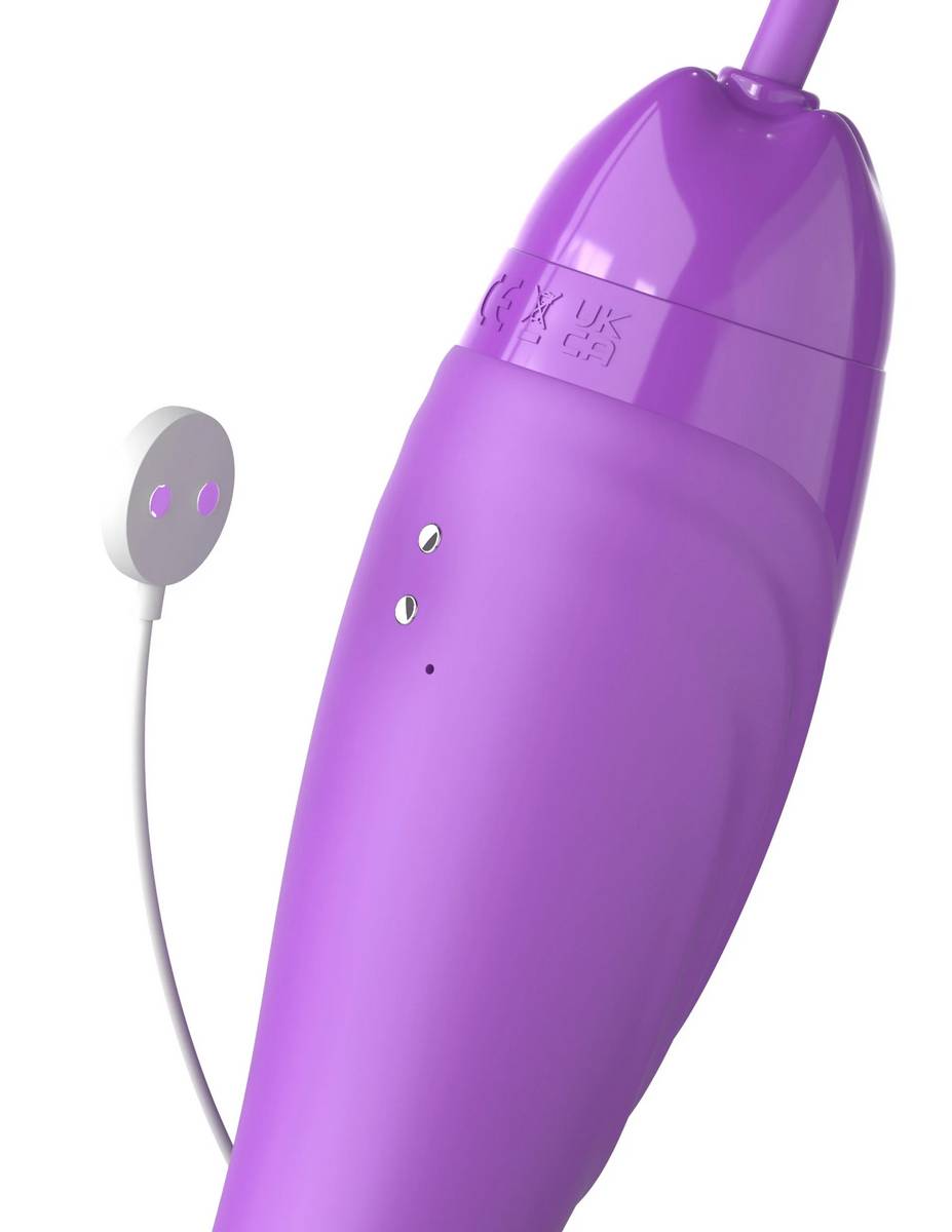 Вибростимулятор с помпой и имитатором языка Her Ultimate Pleasure Max Pipedream, длина 22.90 см, диаметр 3.80 см