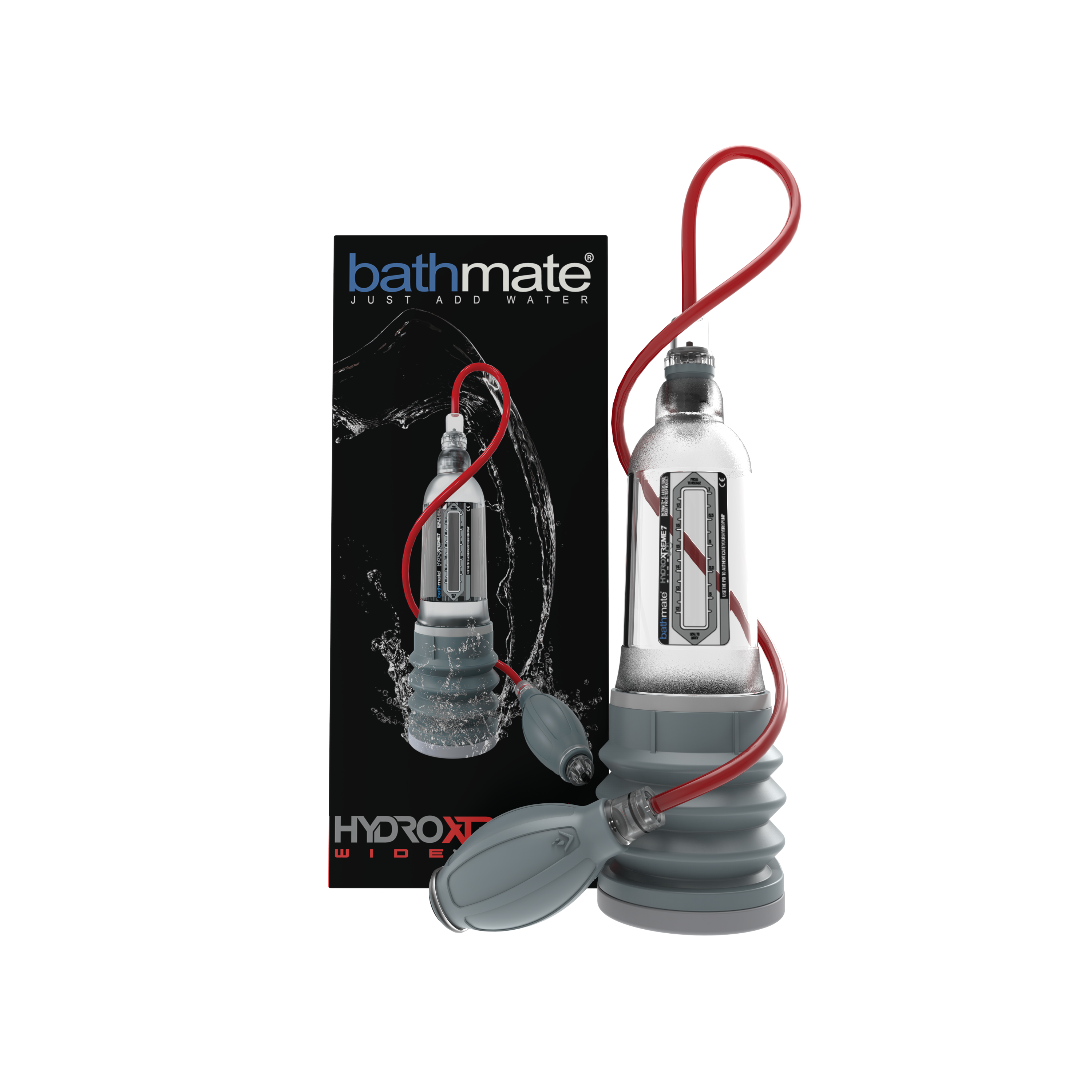 Гидропомпа Bathmate HydroXtreme7 crystal прозрачная для мужчин с размером 13-18 см
