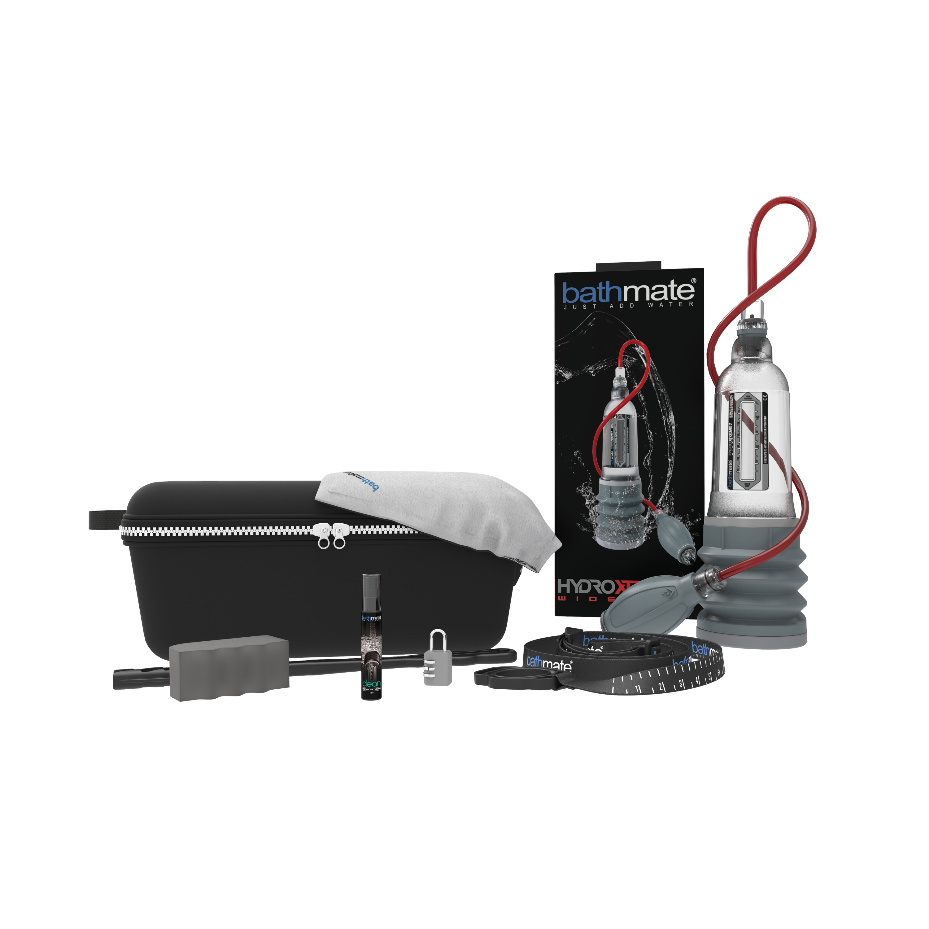 Гидропомпа Bathmate HydroXtreme7 crystal прозрачная для мужчин с размером 13-18 см
