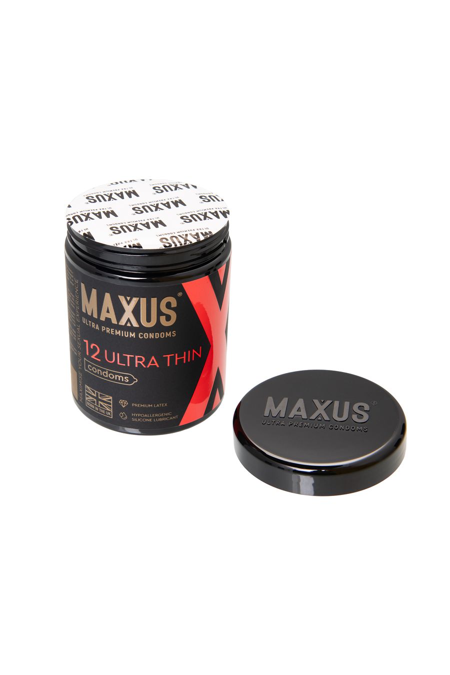Презервативы MAXUS Ultra Thin №12 с железным кейсом, ультратонкие X-Edition, 12 шт