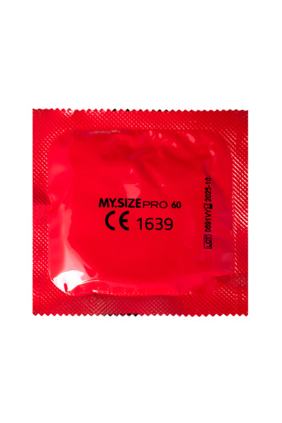 ПРЕЗЕРВАТИВЫ MY.SIZE, ЛАТЕКС, №60 19,3 СМ, 6 СМ, 3 ШТ.