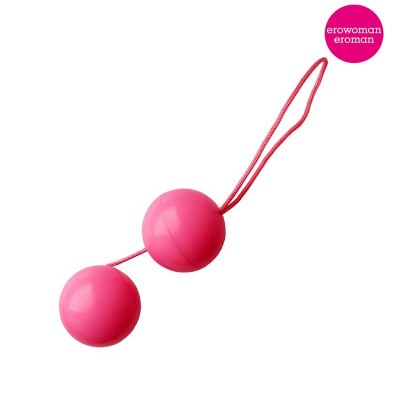 Шарики вагинальные BALLS розовые D 35 мм, вес 50 г