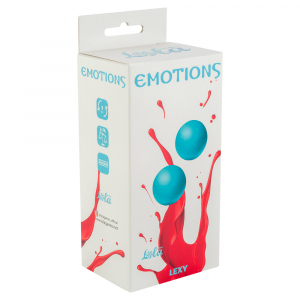Вагинальные шарики без сцепки Emotions Lexy Large turquoise диаметр — 3 см.