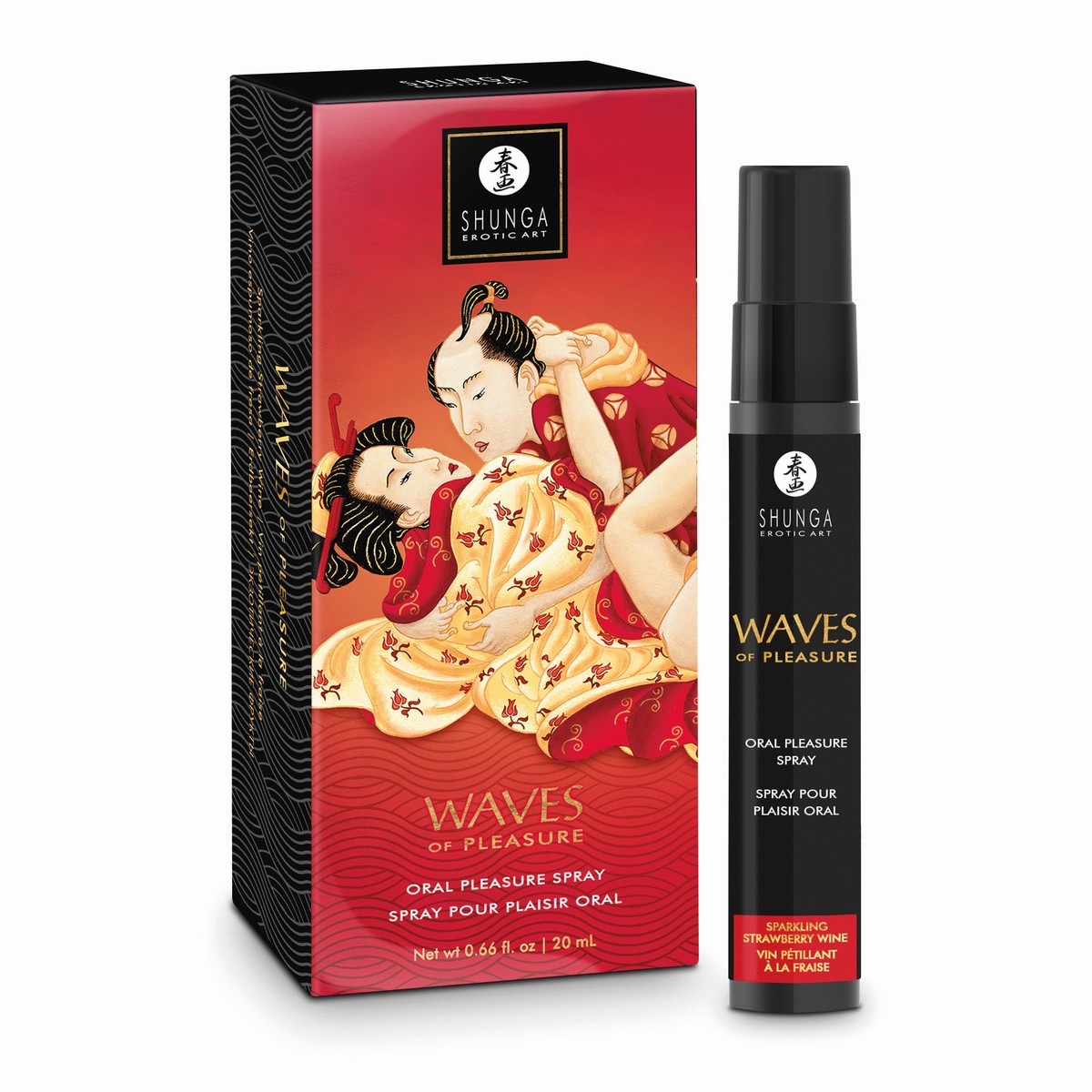 Спрей Waves of Pleasure, Клубника, 20 мл SHUNGA