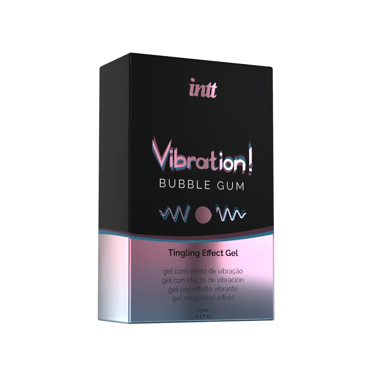 Жидкий интимный гель с эффектом вибрации Bubble Gum, 15мл