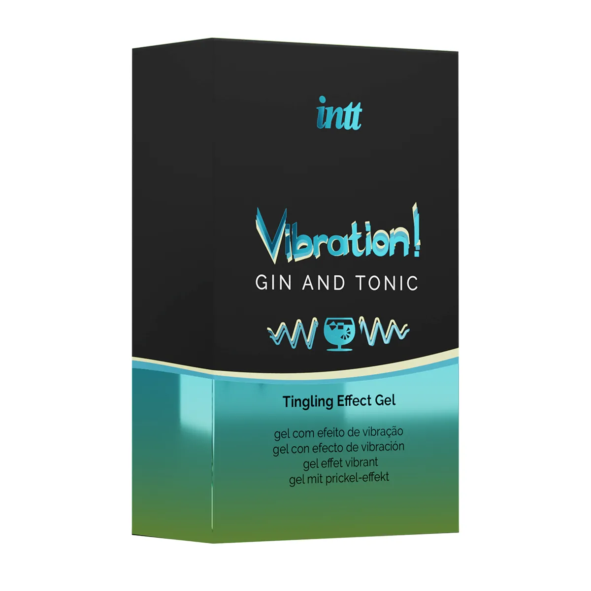 Жидкий интимный гель с эффектом вибрации Gin &amp; Tonic, 15мл