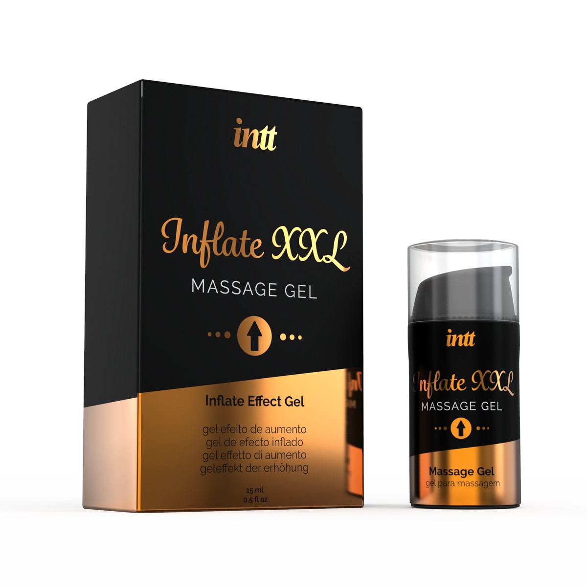 Интимный стимулирующий гель для эрекции, Inflate XXL, 15 мл Intt Cosmetics