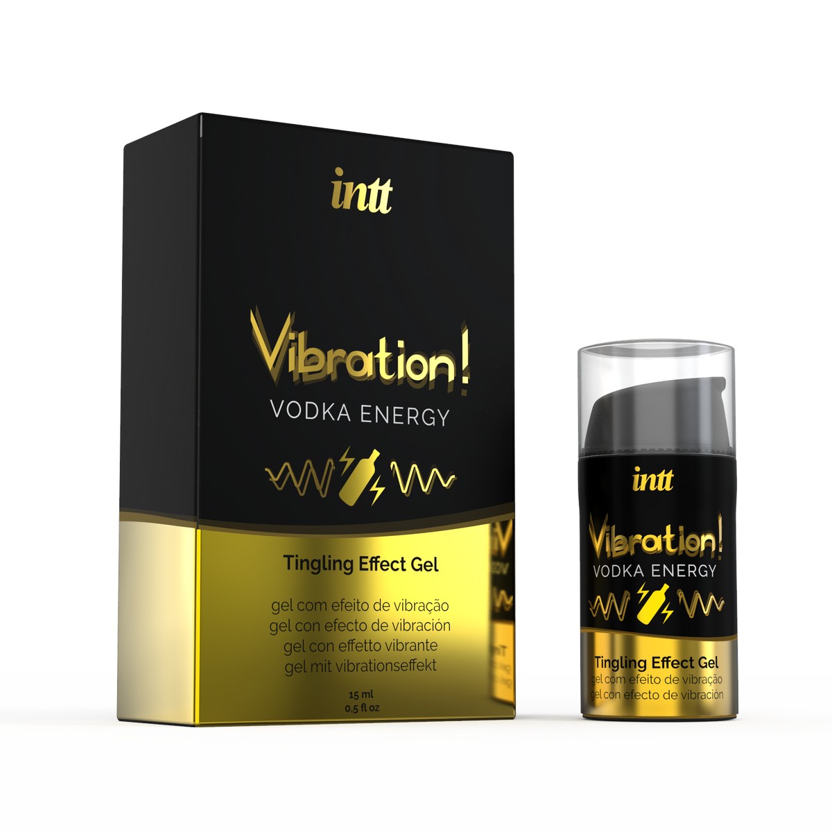 Увлажняющий гель Жидкий вибратор Vodka, 15 мл Intt Cosmetics