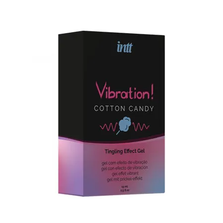 Увлажняющий гель Жидкий вибратор Cotton Candy, 15 мл Intt Cosmetics