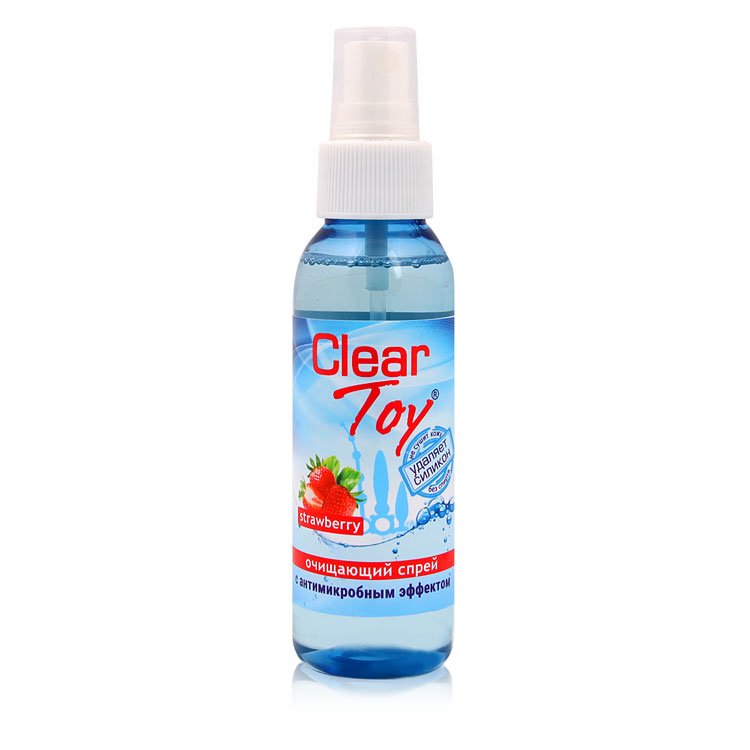 Спрей CLEAR TOY STRAWBERRY очищающий 100 мл