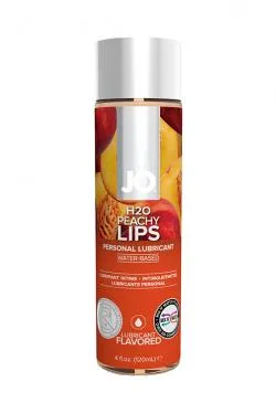 Вкусовой лубрикант "Сочный персик" / JO Flavored Peachy Lips 4 oz - 120 мл.
