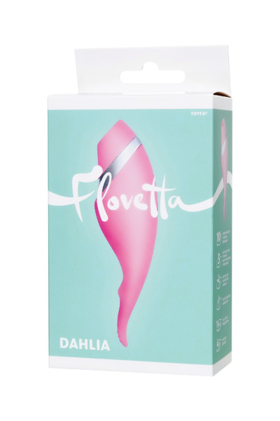 МНОГОФУНКЦИОНАЛЬНЫЙ СТИМУЛЯТОР ЭРОГЕННЫХ ЗОН FLOVETTA BY TOYFA DAHLIA, СИЛИКОН, РОЗОВЫЙ, 14 СМ