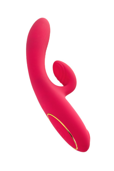 ВИБРАТОР С ВАКУУМ-ВОЛНОВОЙ СТИМУЛЯЦИЕЙ JOS ENILA, СИЛИКОН, РОЗОВЫЙ, 23 СМ