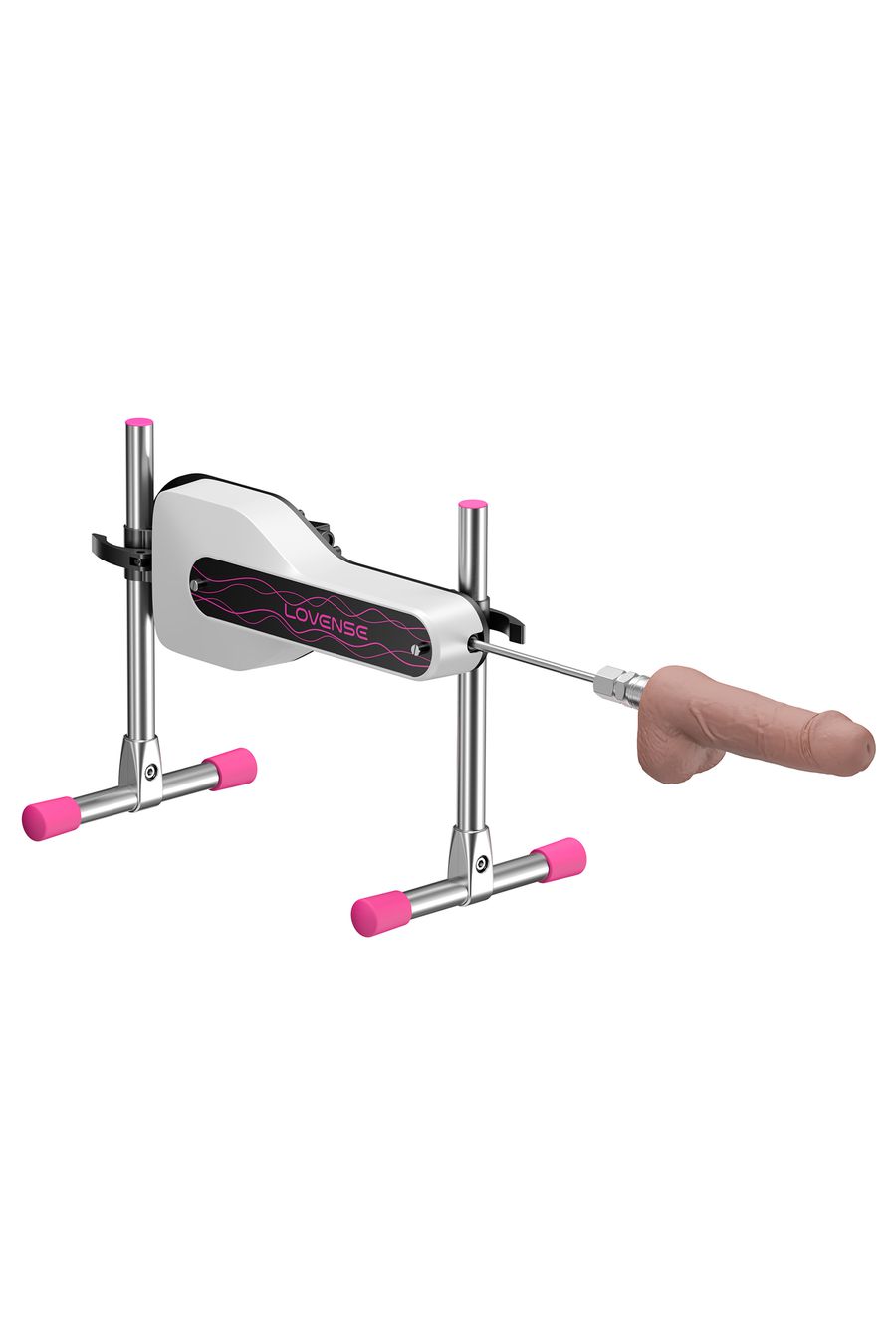 Секс-машина SM Mini Lovense, металл, белый, 31.6 см ПОД ЗАКАЗ!