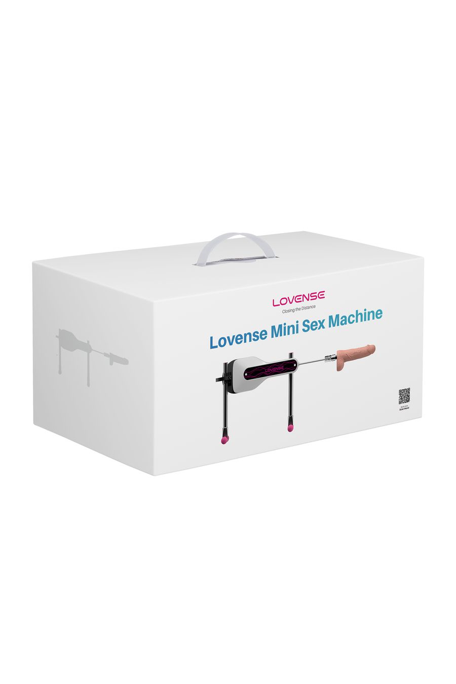 Секс-машина SM Mini Lovense, металл, белый, 31.6 см ПОД ЗАКАЗ!