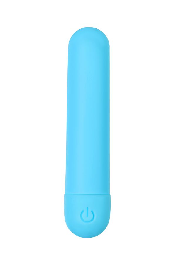 Вибропуля A-toys MURR, силикон, голубой, 10 см, 10 режимов вибрации