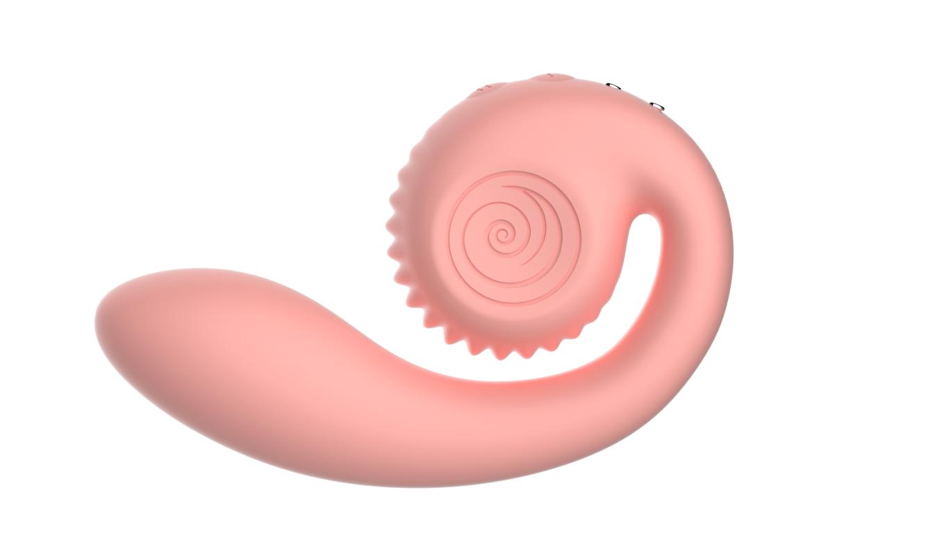 Инновационный SVibe Gizi вибратор, персиковый Гарантия: 2 года