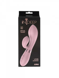 Перезаряжаемый вибратор Indeep Juna Pink Количество режимов: 10