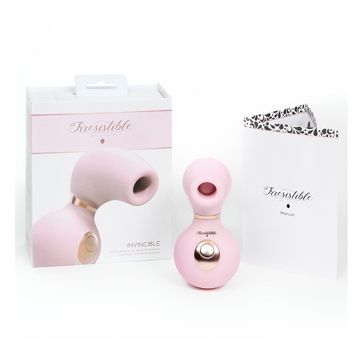 Интенсивный вибромассажер Irresistible Invincible Pink для женщин