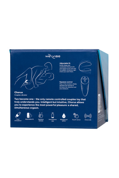 ВИБРАТОР WE-VIBE CHORUS СИЛКОН, СИНИЙ, 11 СМ